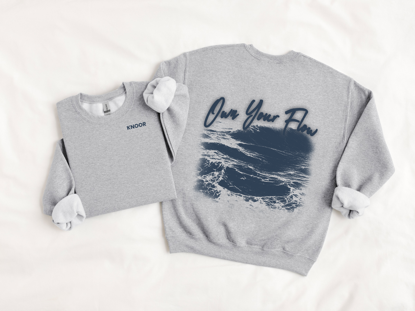 Ocean Wave Crewneck Sweatshirt