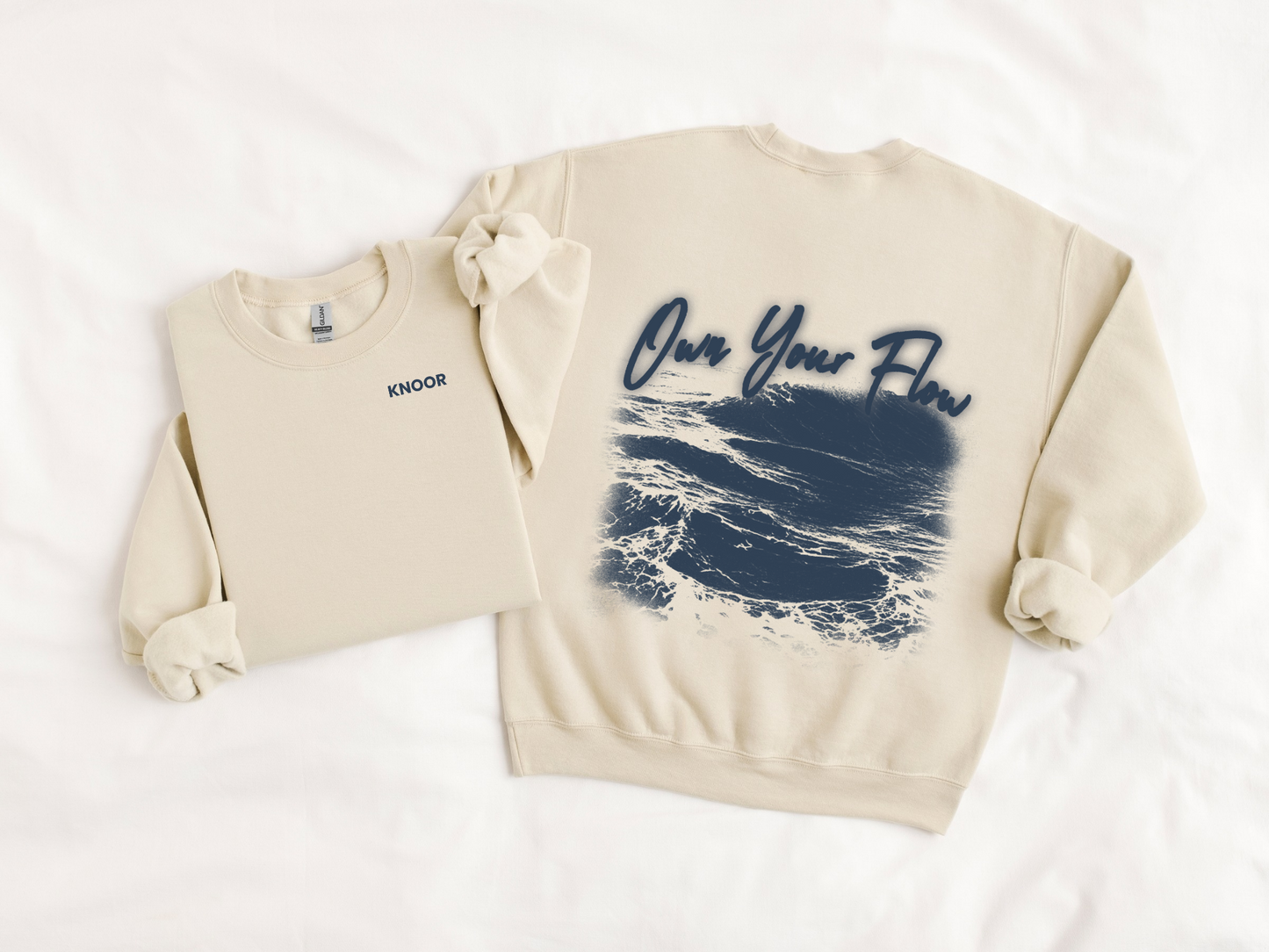 Ocean Wave Crewneck Sweatshirt