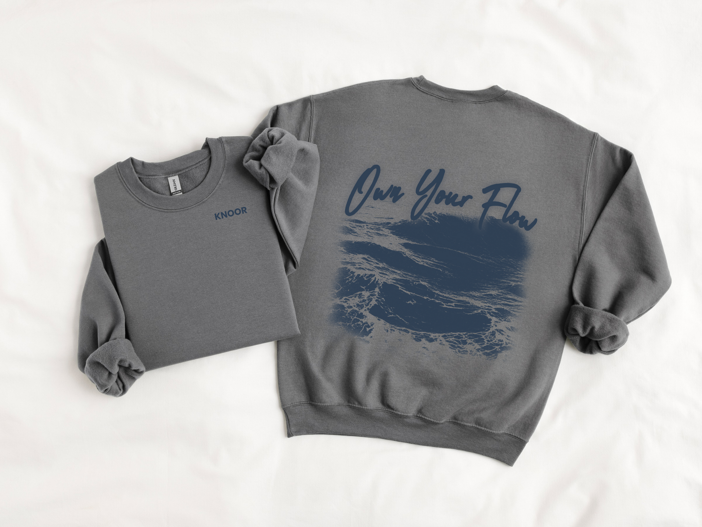 Ocean Wave Crewneck Sweatshirt
