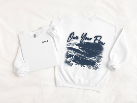 Ocean Wave Crewneck Sweatshirt